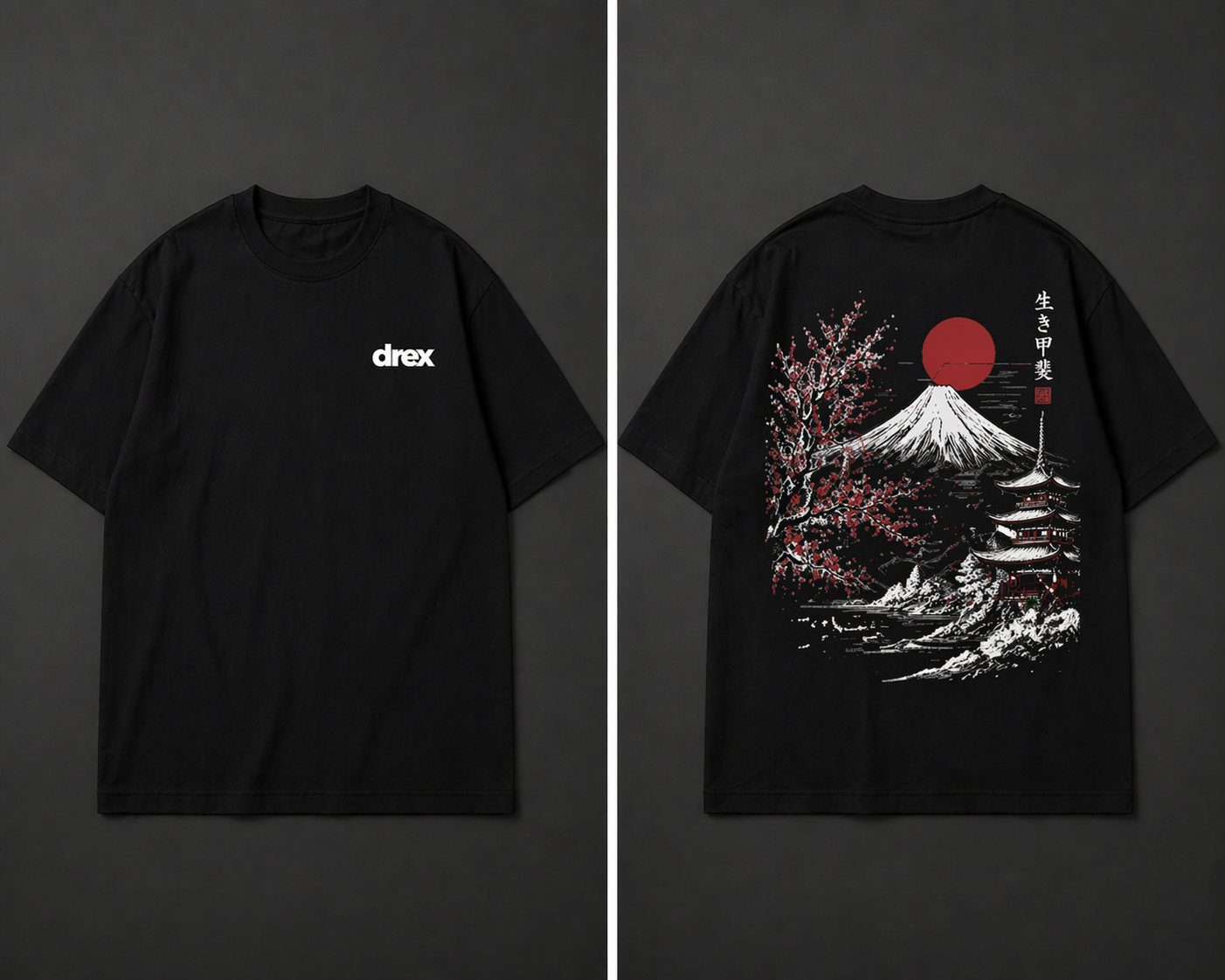 T-shirt à marches courte.